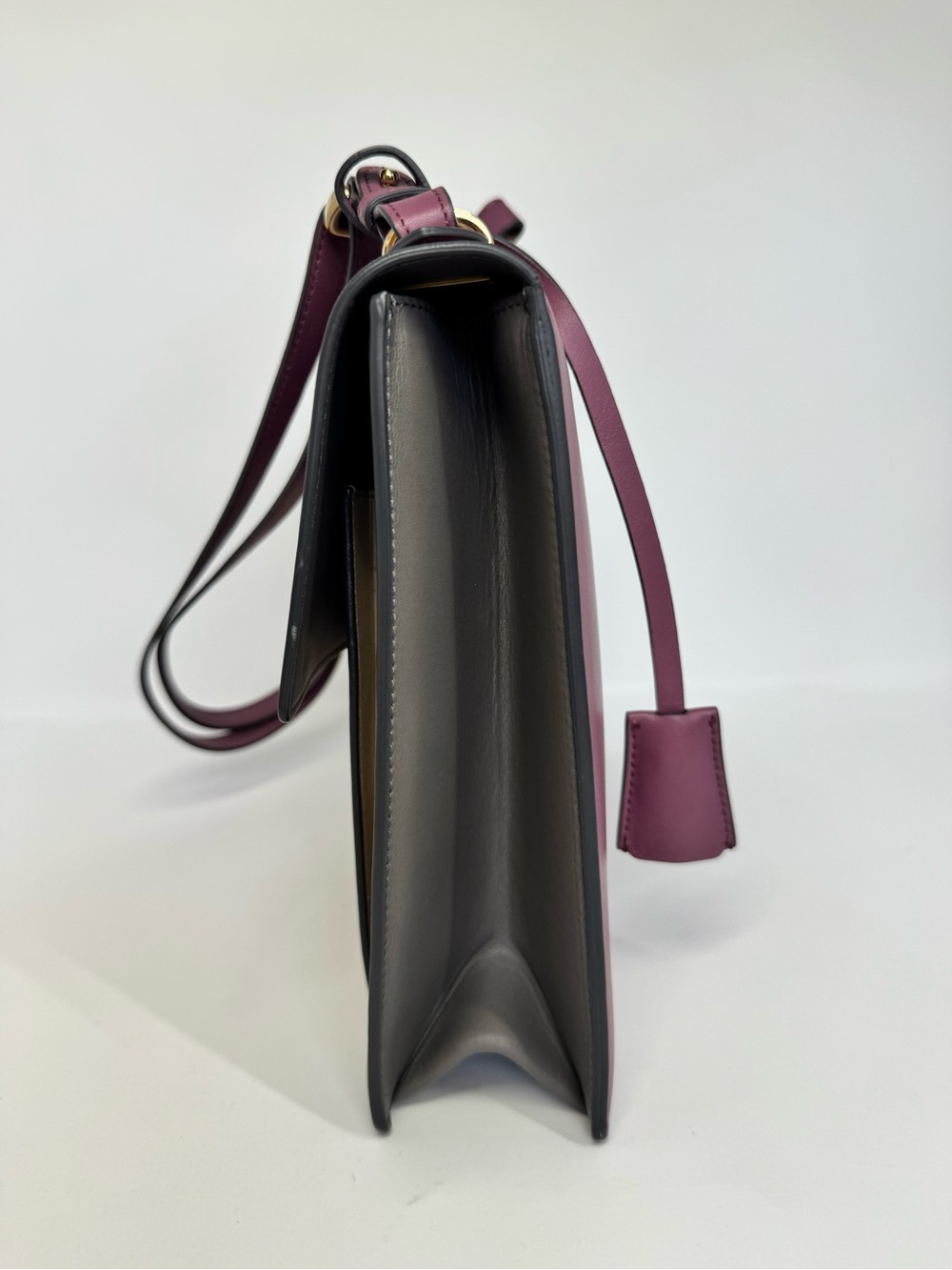 Authentic Salvatore Ferragamo Color Block Shoulder Bag - Picture 8 of 11